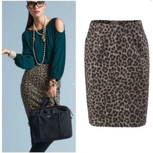 Cabi Animal Cheetah Print Skirt 2